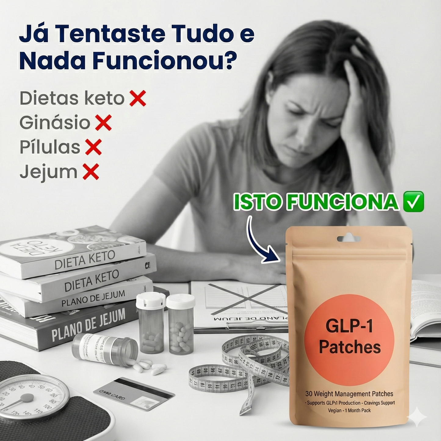 Patches GLP-1 Para Controlo de Peso Natural﻿