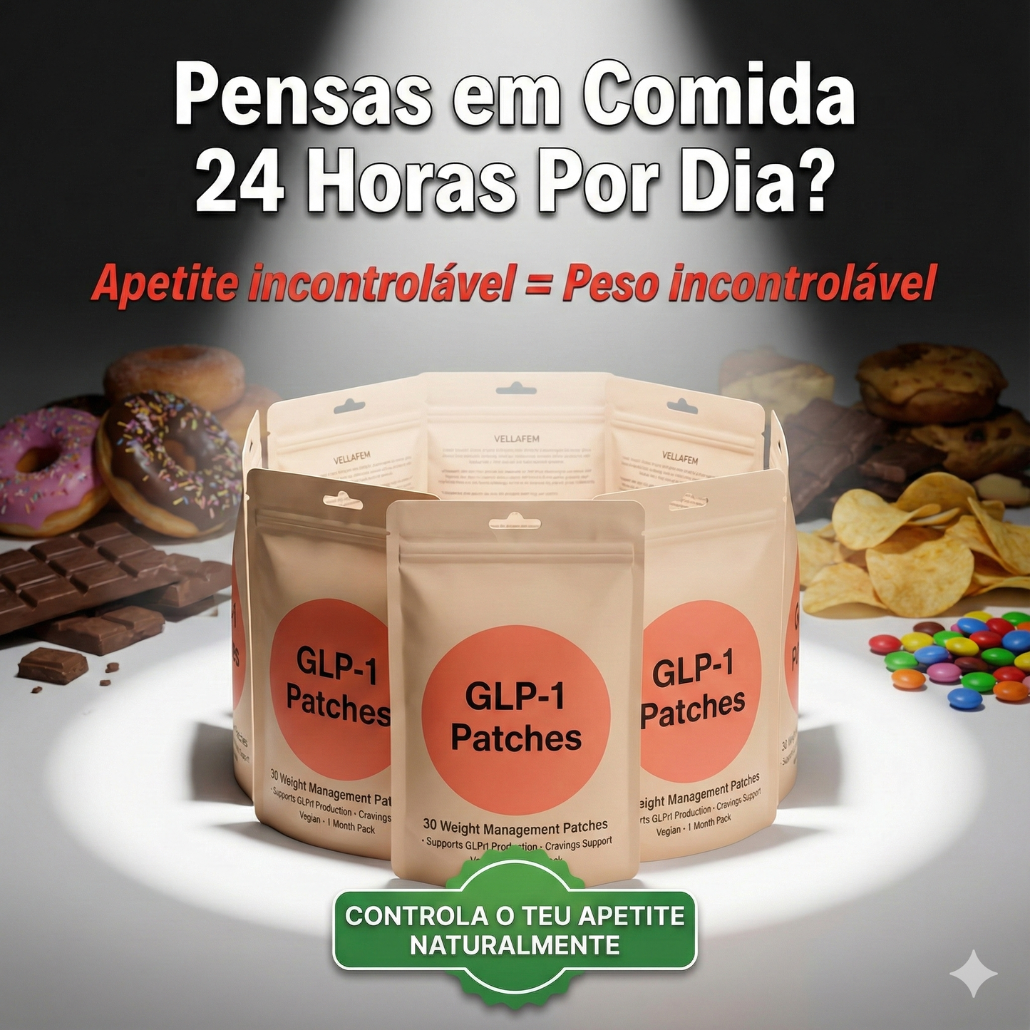 Patches GLP-1 Para Controlo de Peso Natural﻿